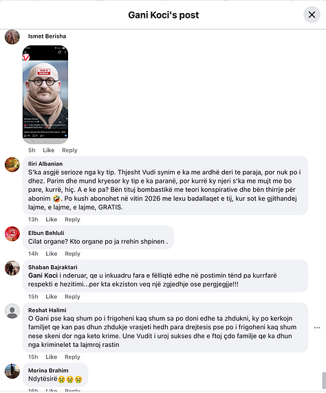 3rd Batch 3 Out of 21 Screenshots from Gani Koci's Post.