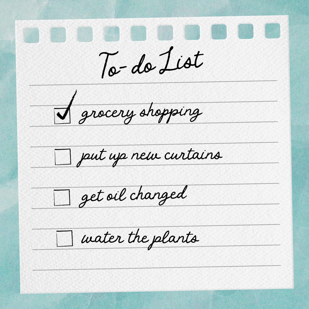 A to-do list