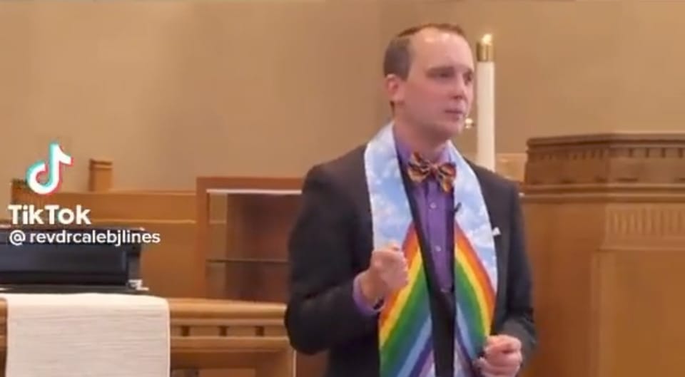 May be an image of 1 person and text that says 'TikTok @ revdrcalebjlines'