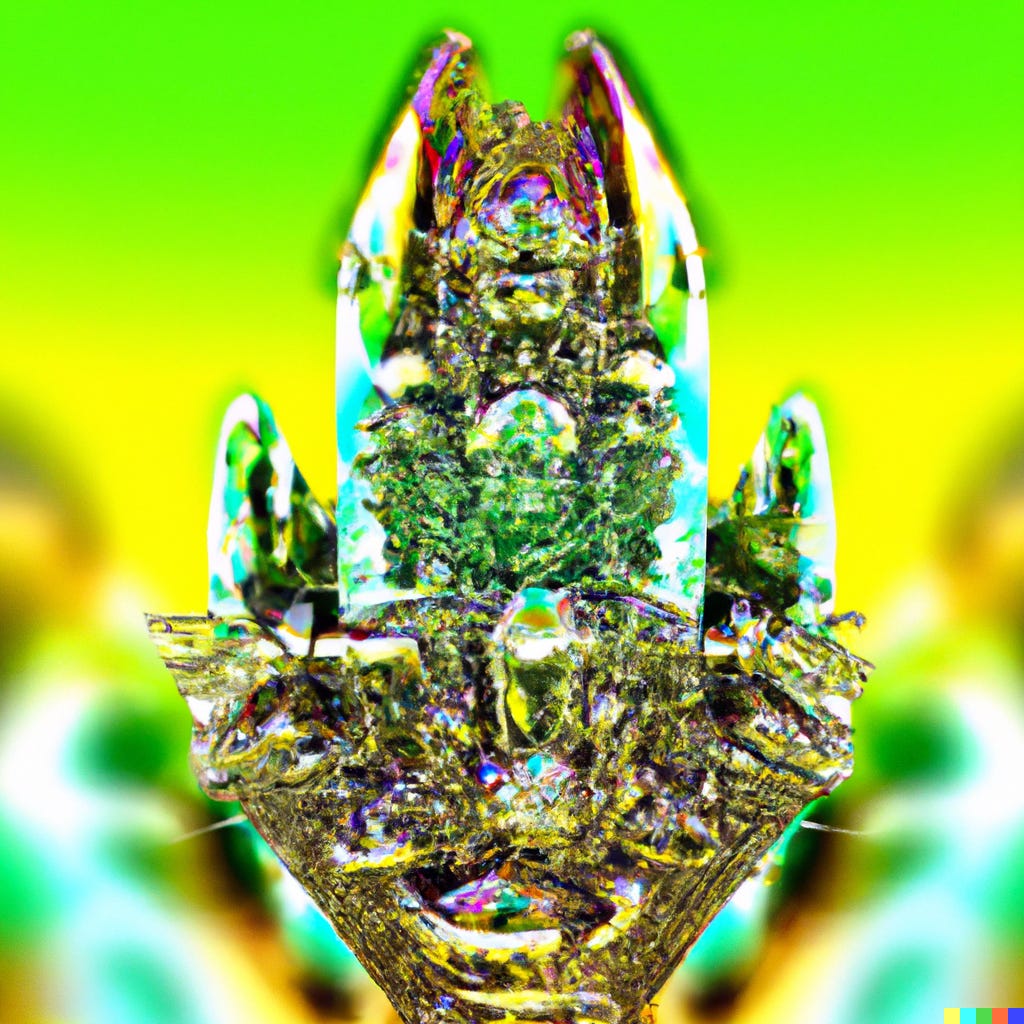 A weird, colorful absract image