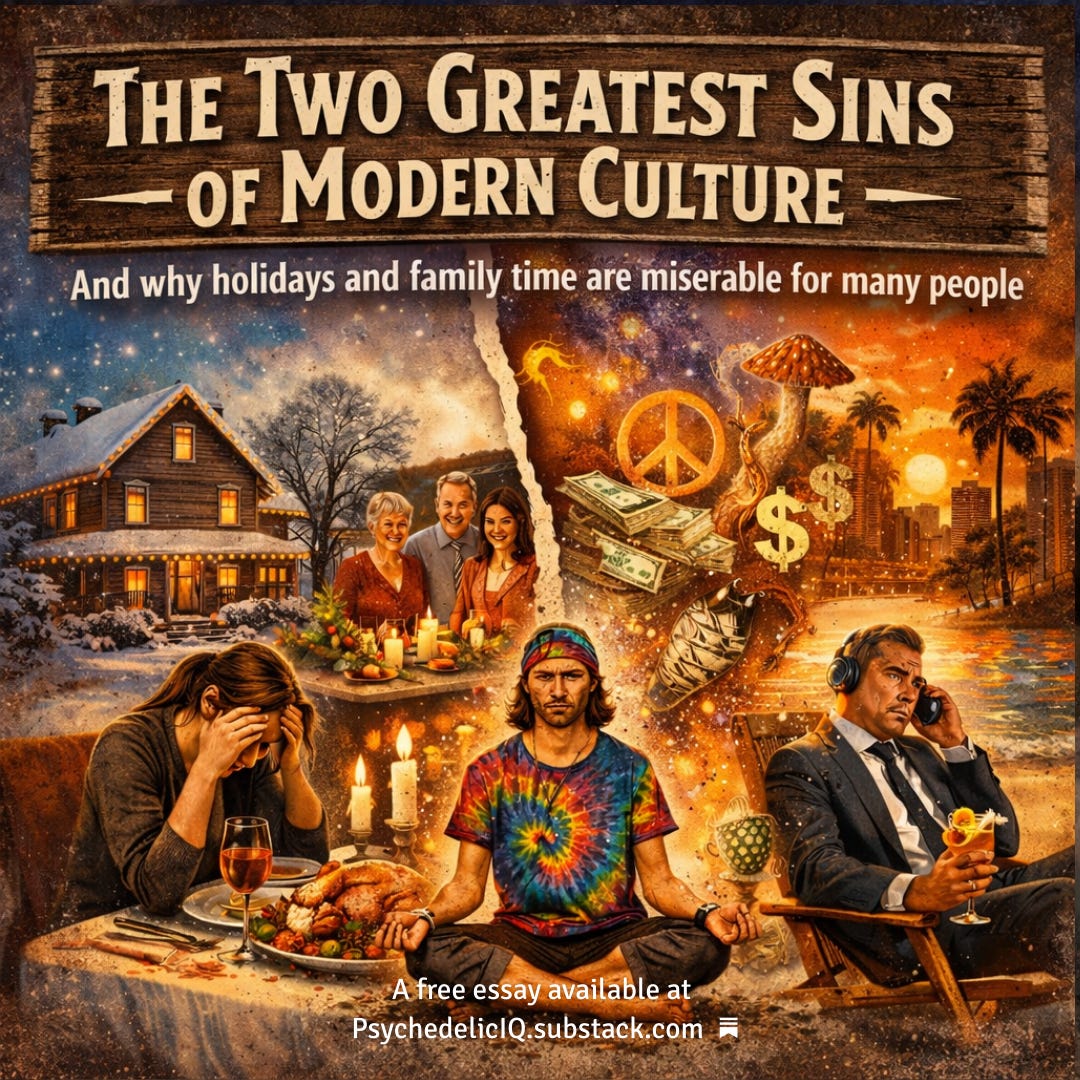 The Two Greatest Sins of Modern Culture - by Gv Freeman