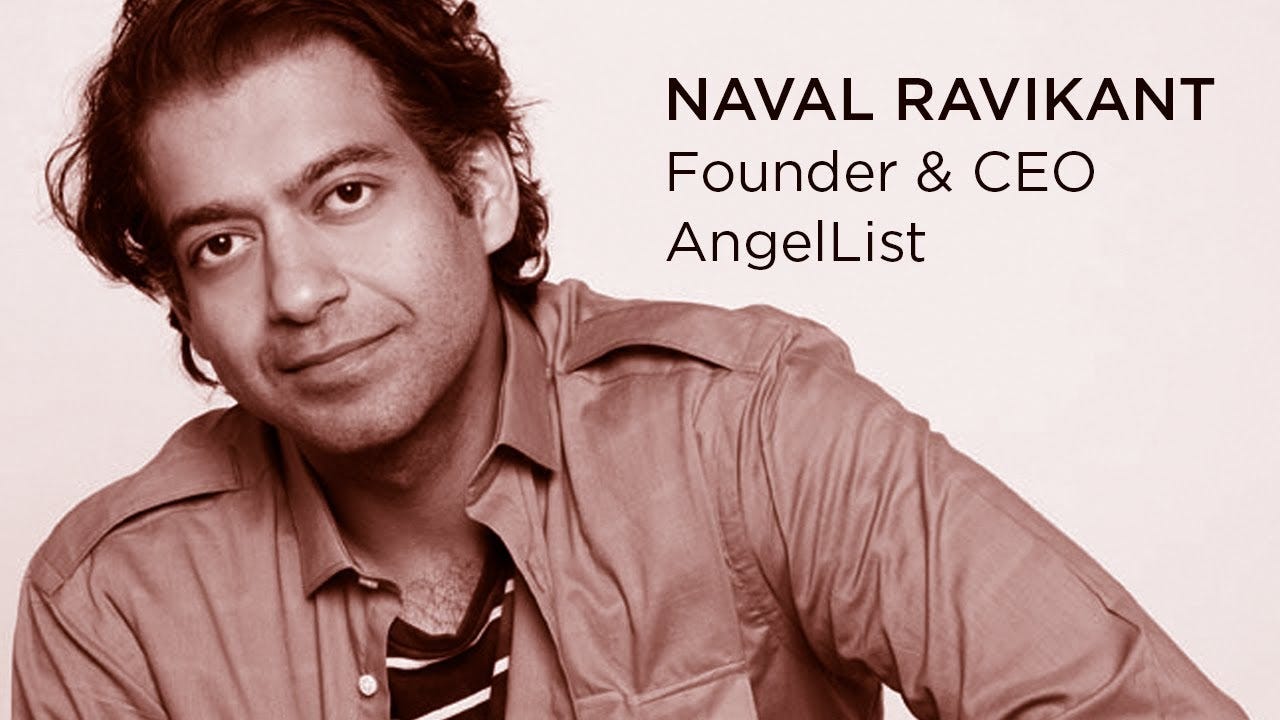 Notes on the Current State of Startup Funding, from Naval Ravikant of  AngelList