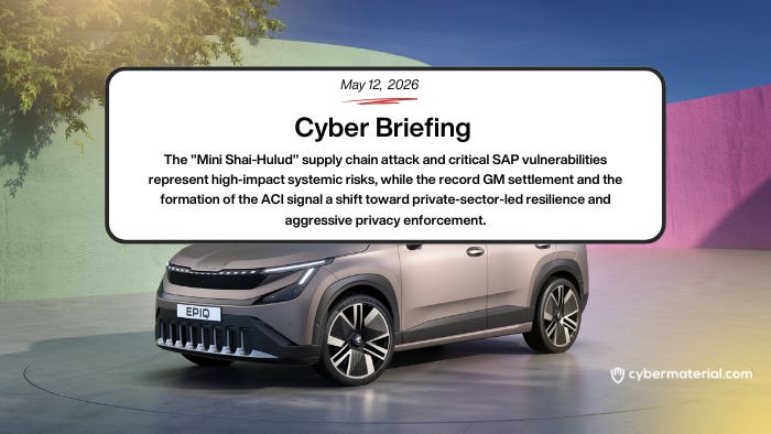Cyber Briefing for May 12, 2026 – CyberMaterial