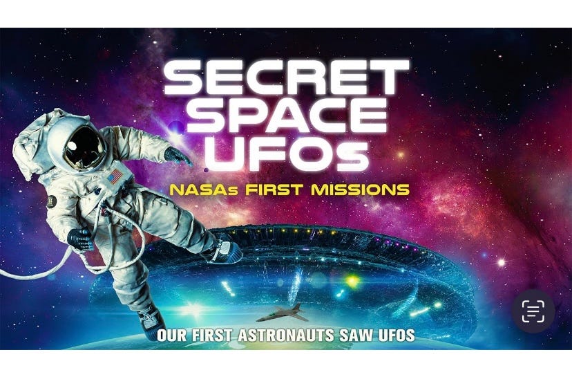 Documentary film: "Secret Space UFO's: NASA's First Missions (2022)"