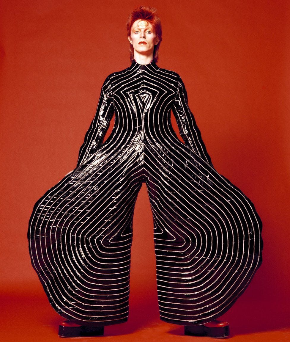 David Bowie's iconic outfits - BBC News
