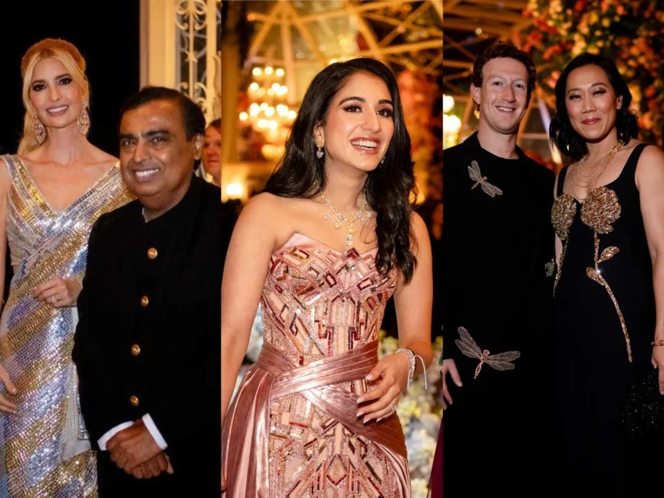 Ivanka Trump and Mark Zuckerberg were among those that attended the glitzy event. Ivanka Trump and Mark Zuckerberg were among those that attended the glitzy event.