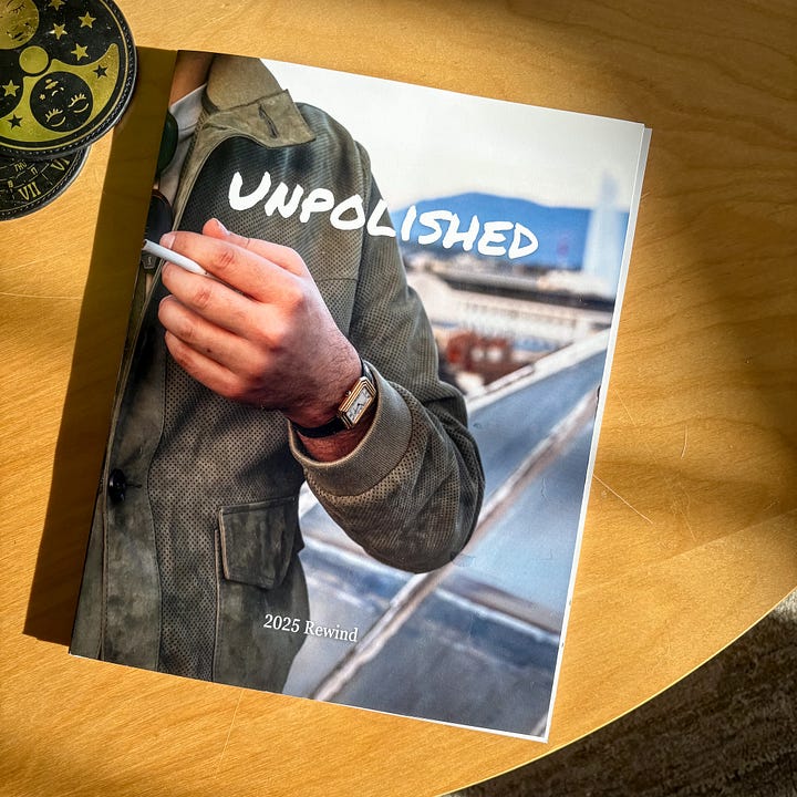 Unpolished watches magazine