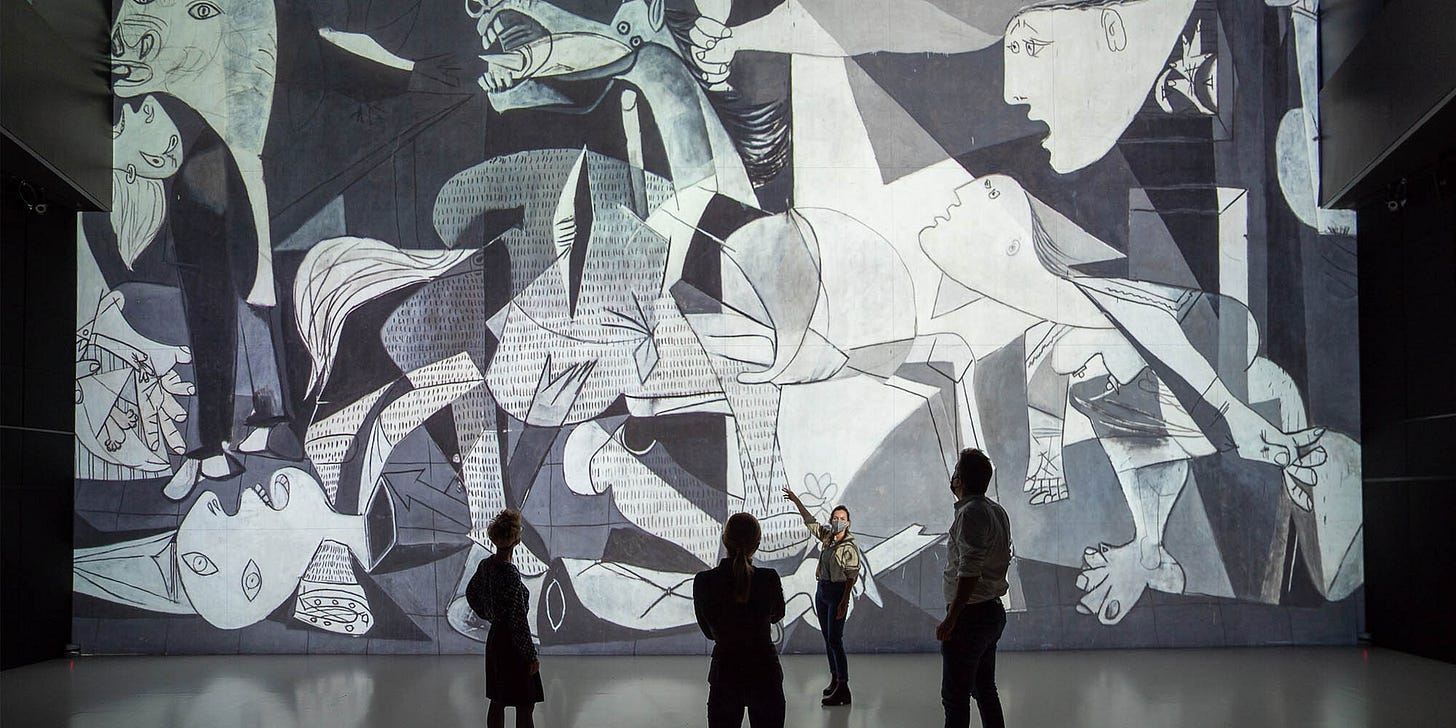 Rethinking GUERNICA” inside Deep Space 8K – Ars Electronica Blog