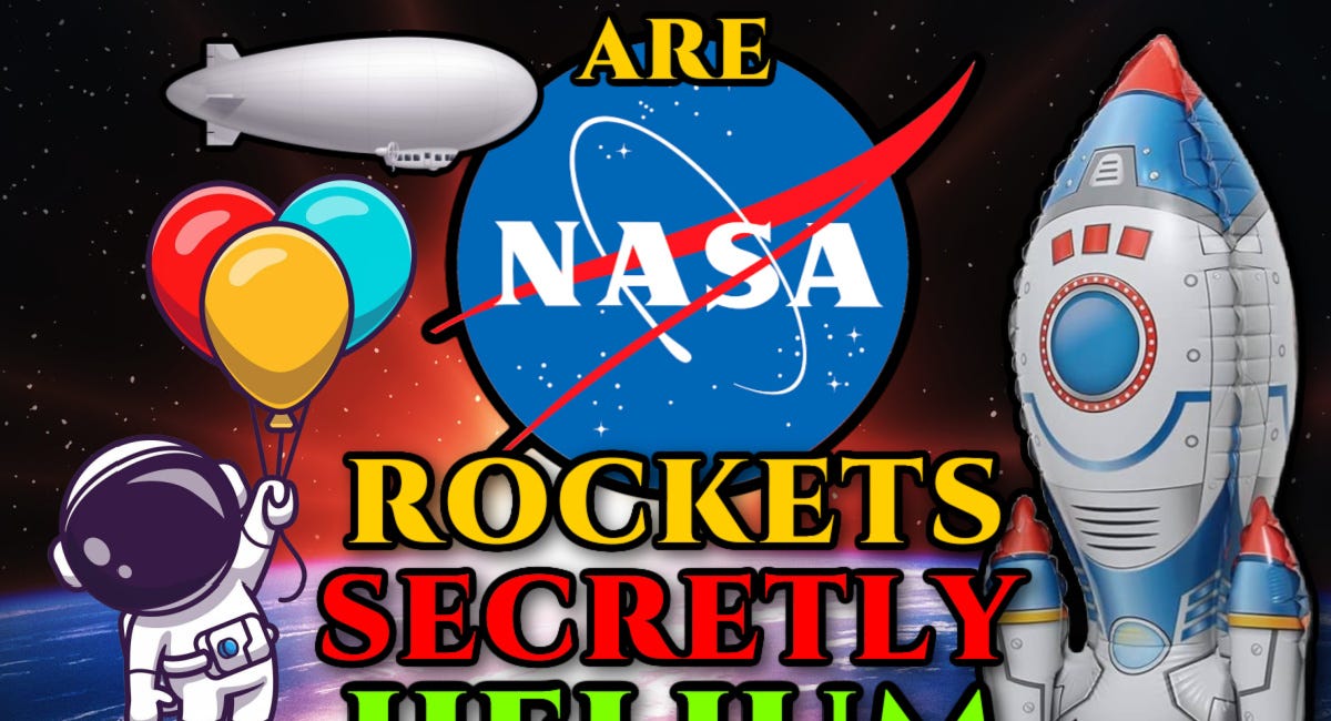 Are Space Rockets Actually HELIUM BALLOONS? Hilarious NASA Fakery
