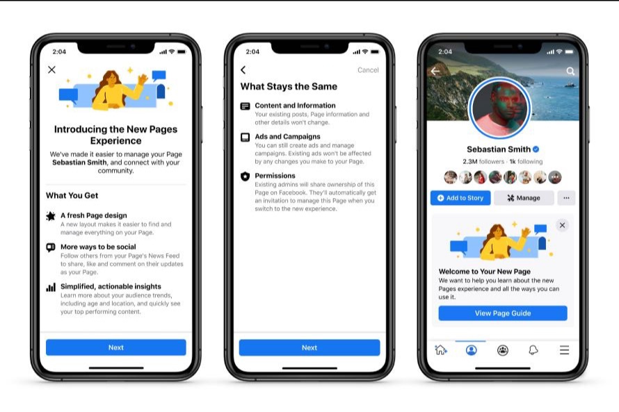 New Facebook Pages Experience New Facebook Pages Experience