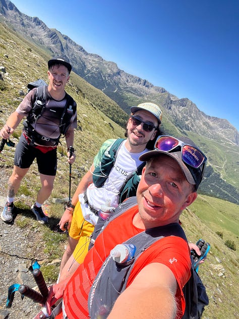 The climb and descent after les Bordes d'Envara