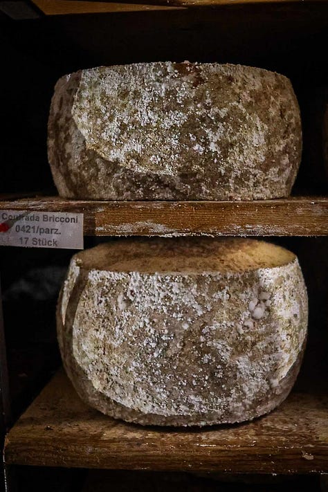Genussbunker selection of cheese with some already pre-ordered for certain restaurants