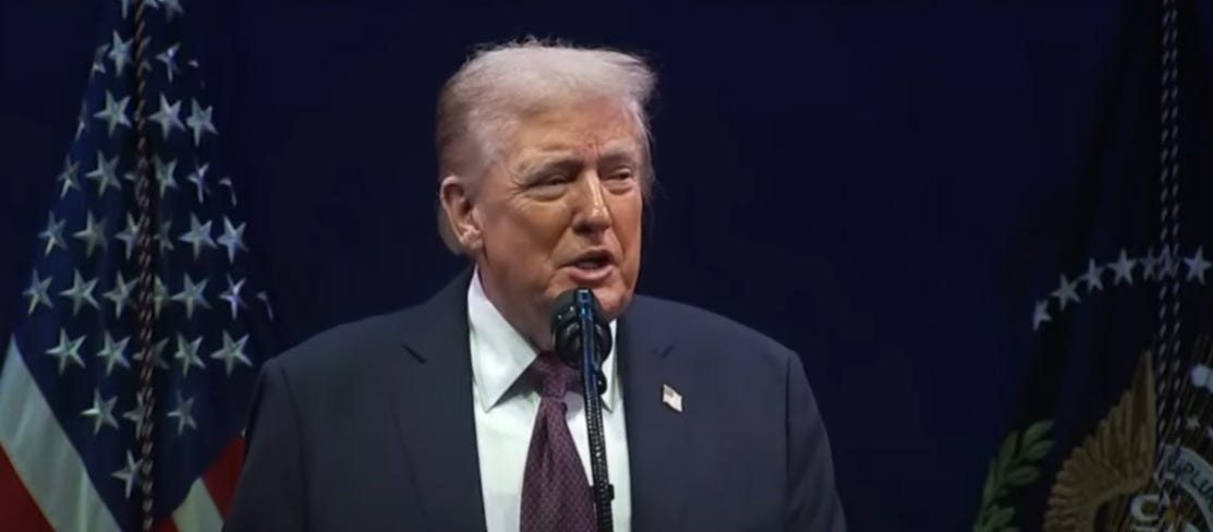 President Donald Trump Announces He's Working To Rapidly End Anti-Christian Bias In America