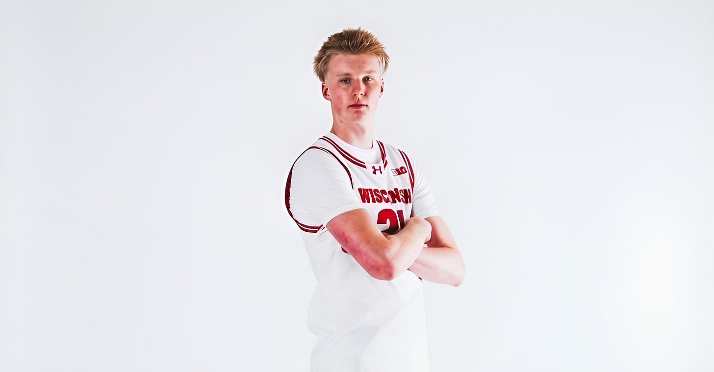 Wisconsin Badgers commit Jack Thelen Wisconsin Badgers commit Jack Thelen