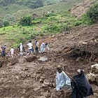 They fled to the mountain. Then the mountain collapsed.