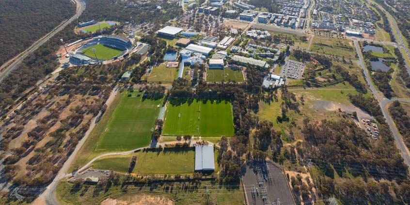 Sport venue Australian Institute of Sport for the team training camps