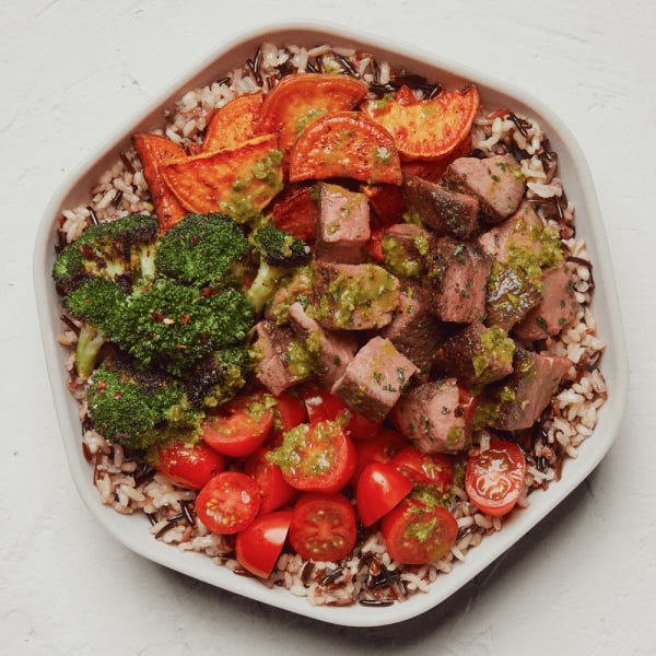 Caramelized Garlic Steak
