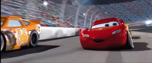 Watch Lightning McQueen Race! Enjoy the GIF Here