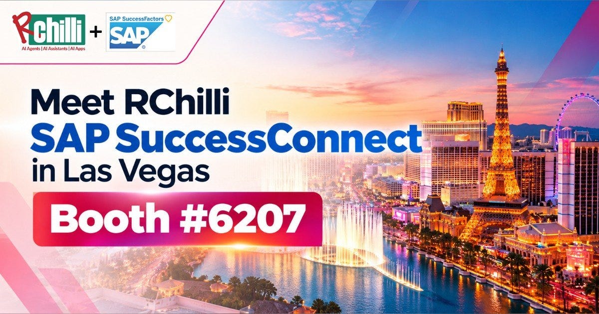 RChilli to Showcase Clean Data Solutions at SAP SuccessConnect 2026