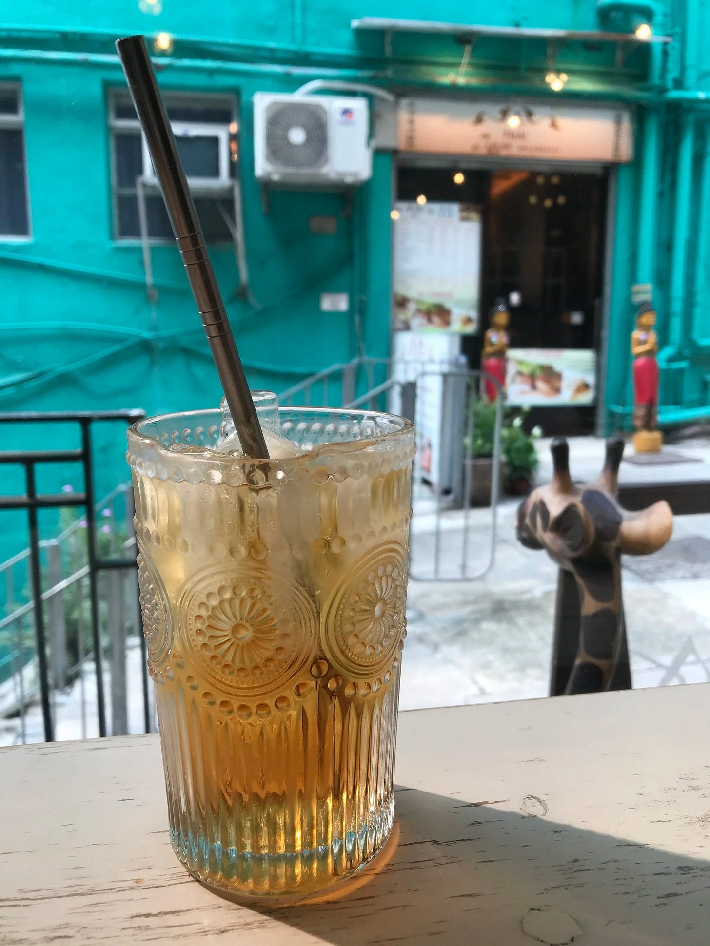  Peach Ice Tea at Ohmns Cafe & Bar, Sheung Wan 