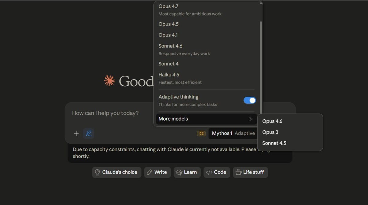 Claude Mythos-1 Preview in Claude Code und Claude Security gesichtet Claude Mythos-1 Preview in Claude Code und Claude Security gesichtet