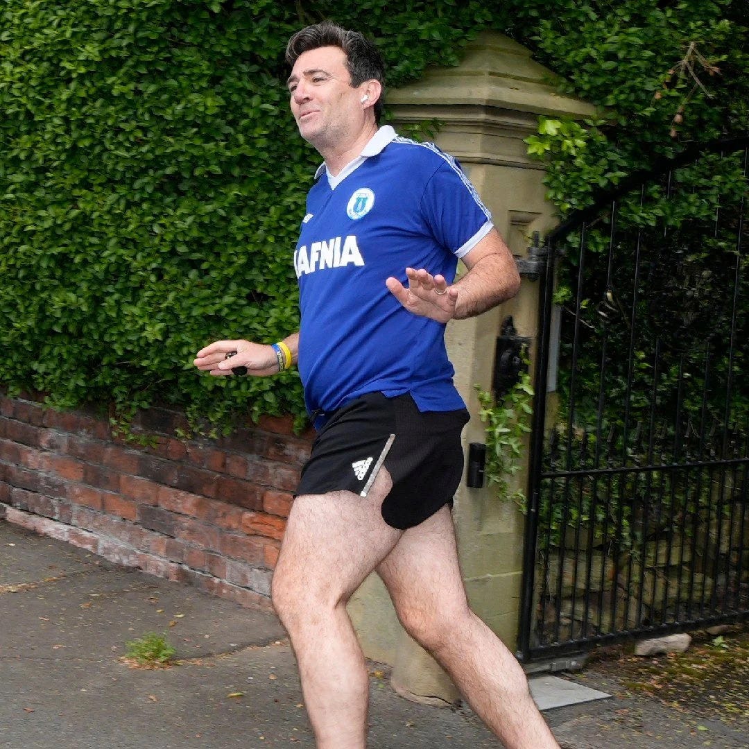 Too much thigh? Andy Burnham's short shorts divide the nation - Yahoo Life Singapore Too much thigh? Andy Burnham's short shorts divide the nation - Yahoo Life Singapore