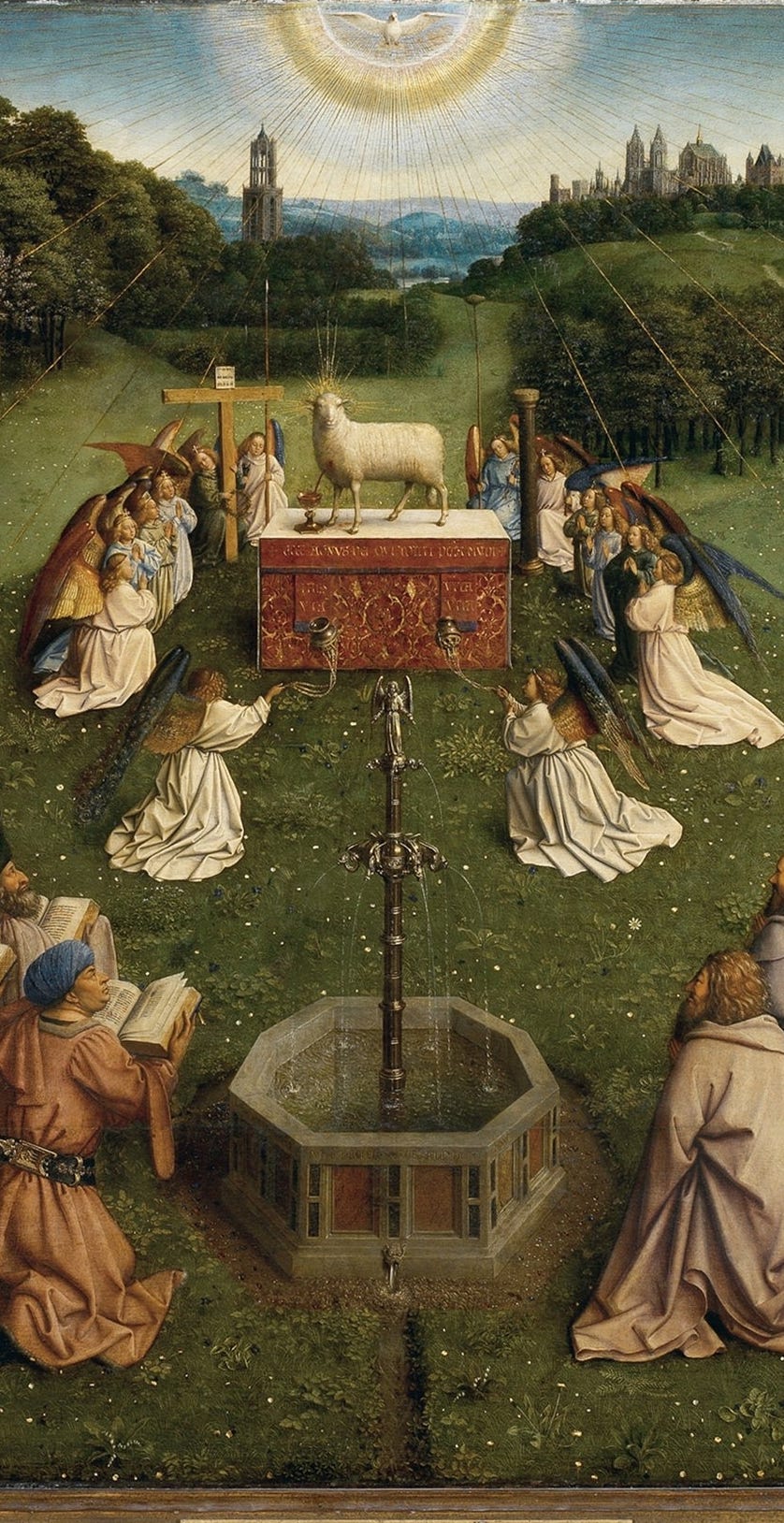 ghent altarpiece fountain and lamb.png