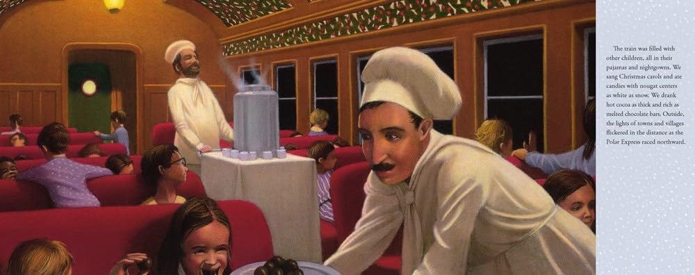 A page from "The Polar Express" A page from "The Polar Express"