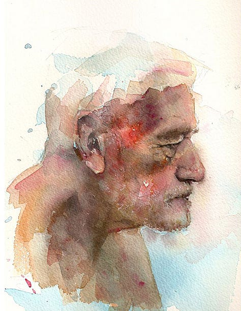 Portraits in oil paint