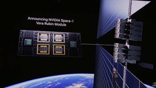 NVIDIA Space-1 Vera Rubin Module.