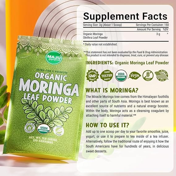 Maju organic bulk Moringa powder