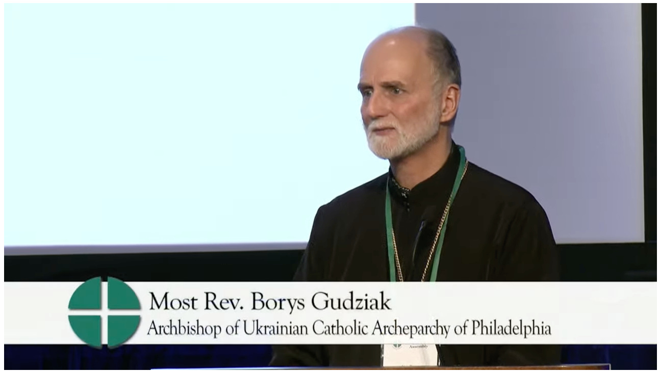 Archbishop: Ukrainians draw strength from Catholic social teaching Archbishop: Ukrainians draw strength from Catholic social teaching