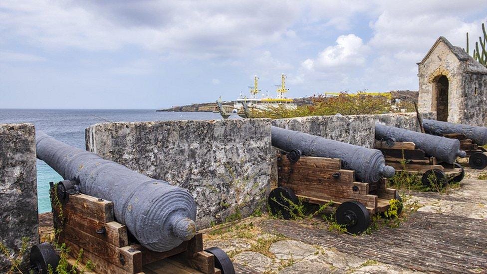 Fort Beekenburg is one of a handful of surviving fortifications which helped defend the island against pirates Fort Beekenburg is one of a handful of surviving fortifications which helped defend the island against pirates