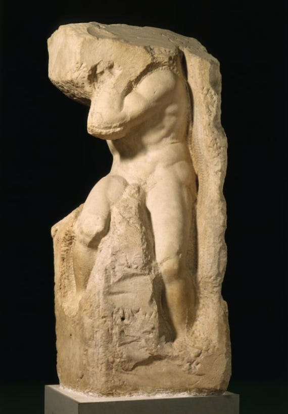 Michelangelo unfinished sculpture Michelangelo unfinished sculpture