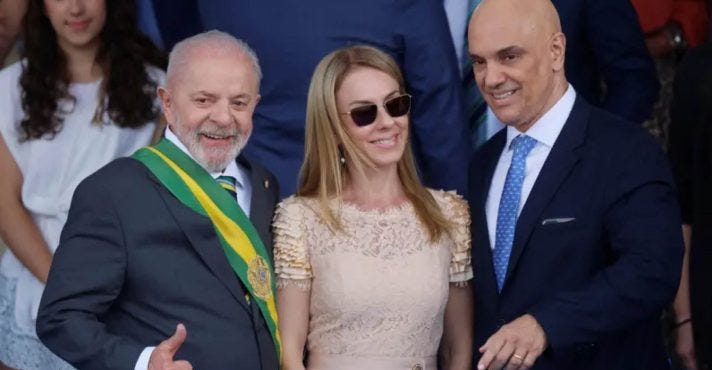 Lula, Viviane Barci e Alexandre de Moraes | Foto: Flickr/STF