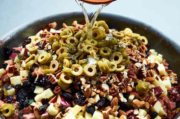 making Mexican turkey stuffing making Mexican turkey stuffing