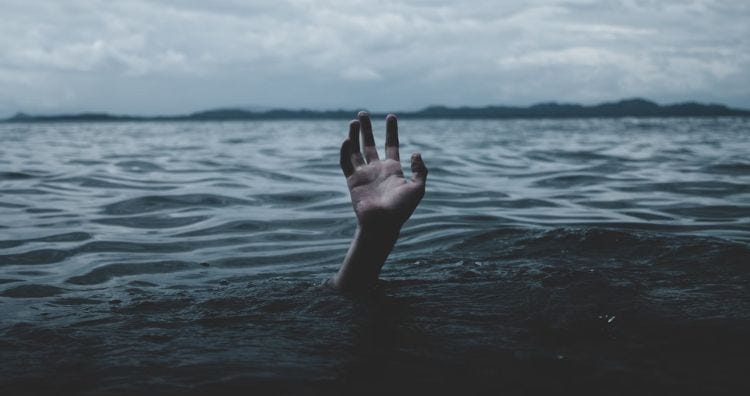 Over the sunken realm