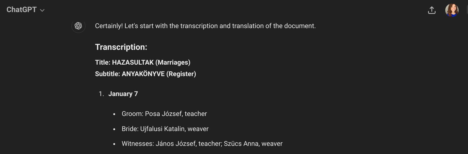 Local Ai Transcript Using AI to transcribe, translate, and summarize genealogy records