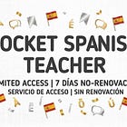 📱 Spanish Pocket Teacher: 1-Week Intensive Support