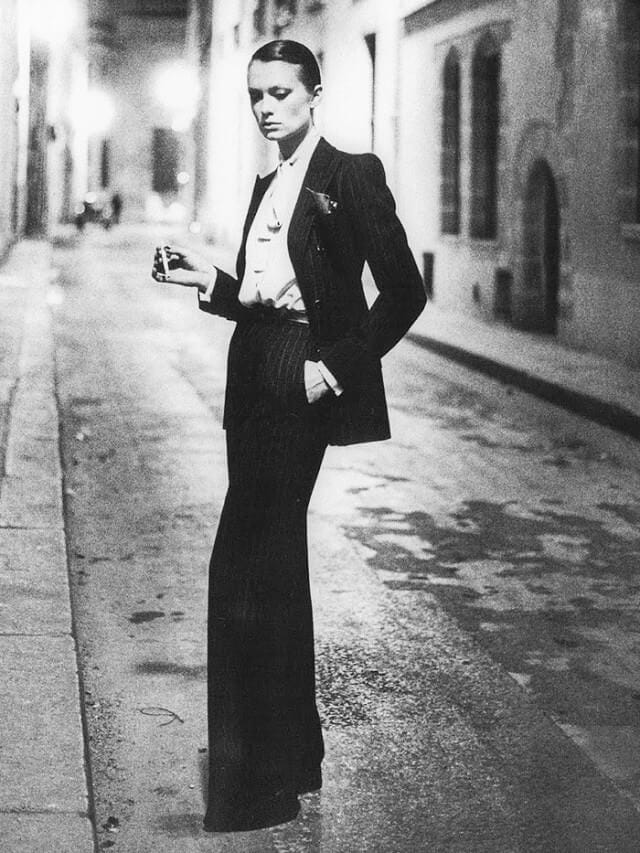 yves saint laurent rive gauche ヴィンテージ　希少 SAINT LAURENT RIVE GAUCHE YSL Vintage Navy Blazer C.1970-1980