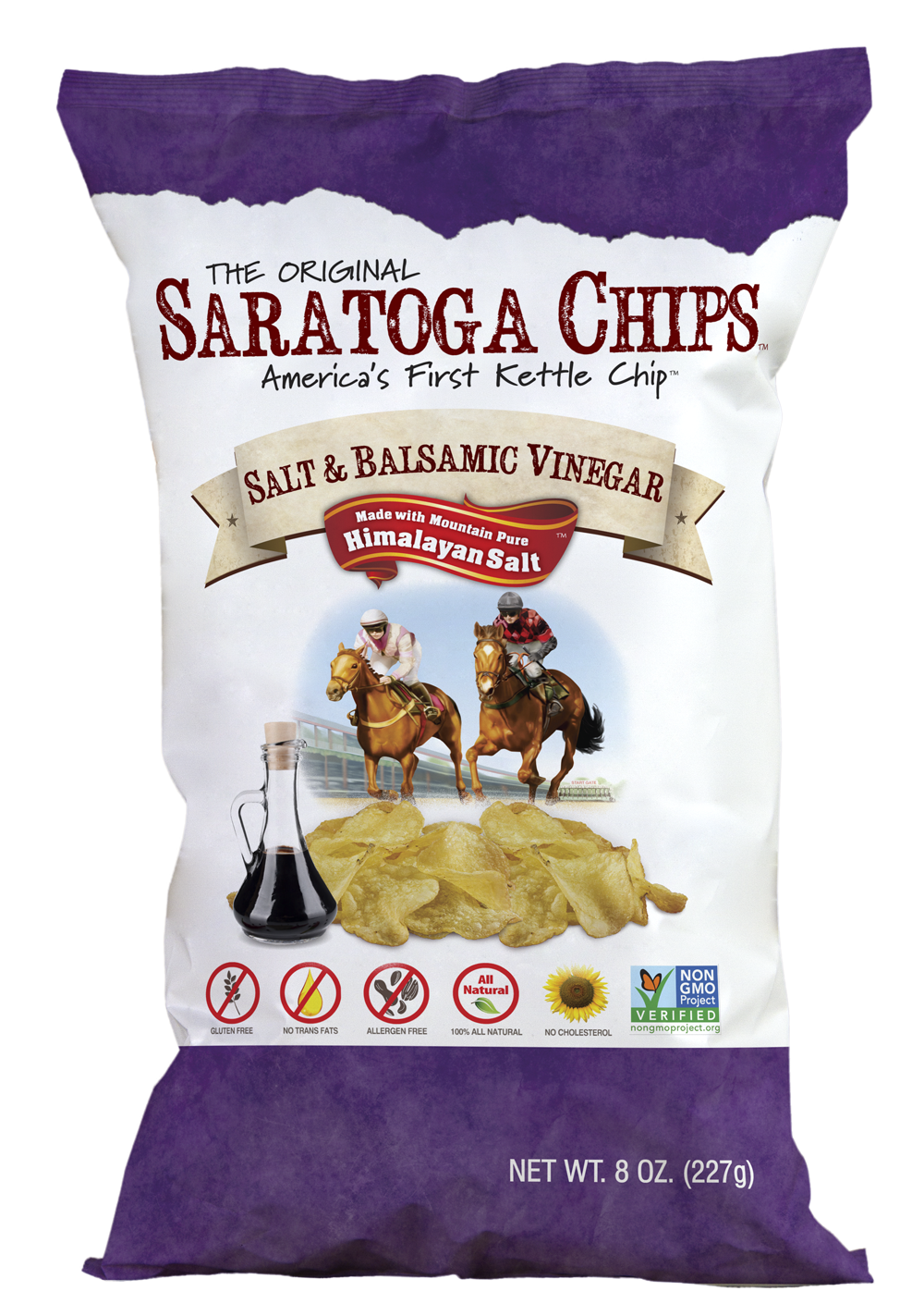 Salt & Balsamic Vinegar - Saratoga Chips | The Original Kettle Chip