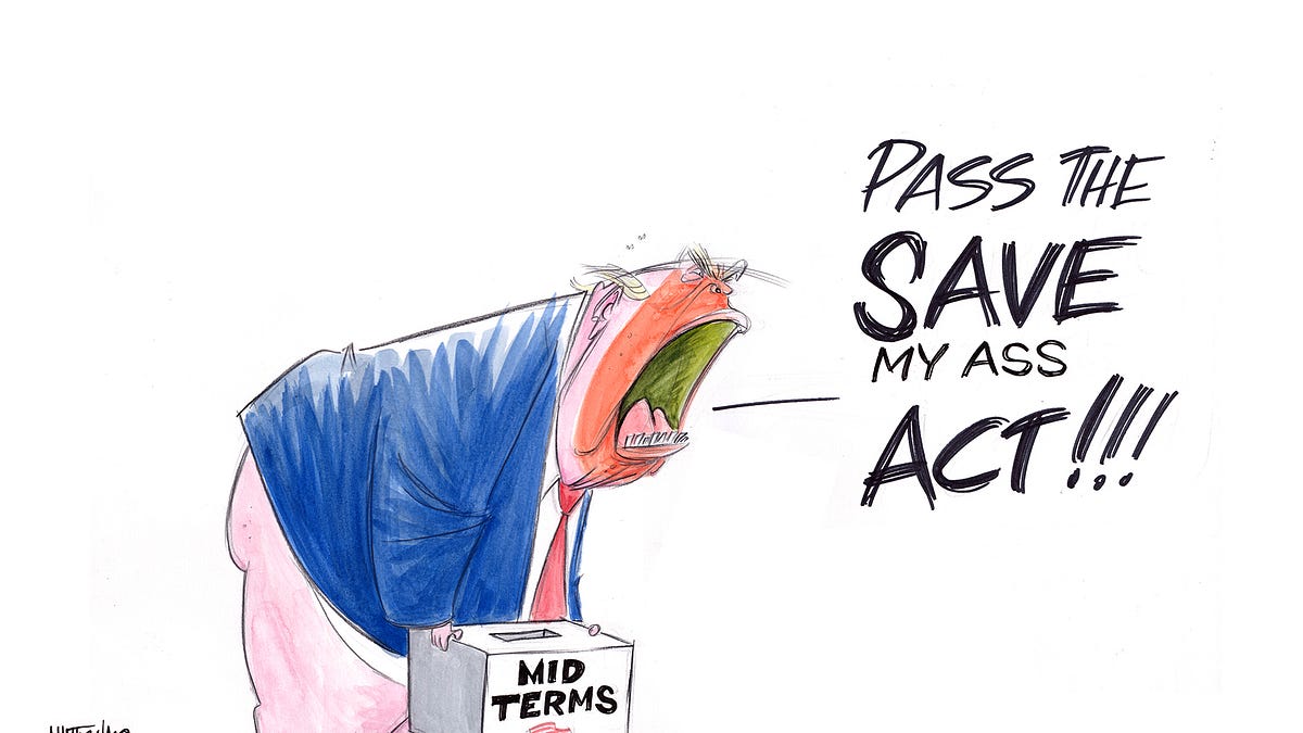 Trump is sabotaging other legislation to pass the SAVE Act