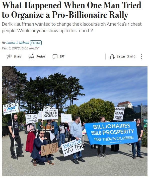 News article screenshot. The headline reads: 