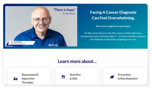 Independent Medical Alliance β Introducing the IMA Cancer Hub: Research, Resources, and Real Hope. Independent Medical Alliance β Introducing the IMA Cancer Hub: Research, Resources, and Real Hope.