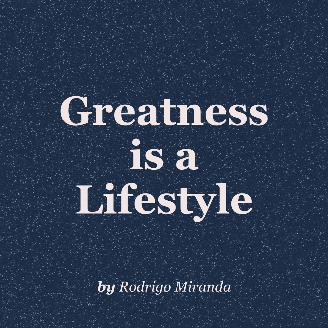 Artwork for Greatness is a Lifestyle