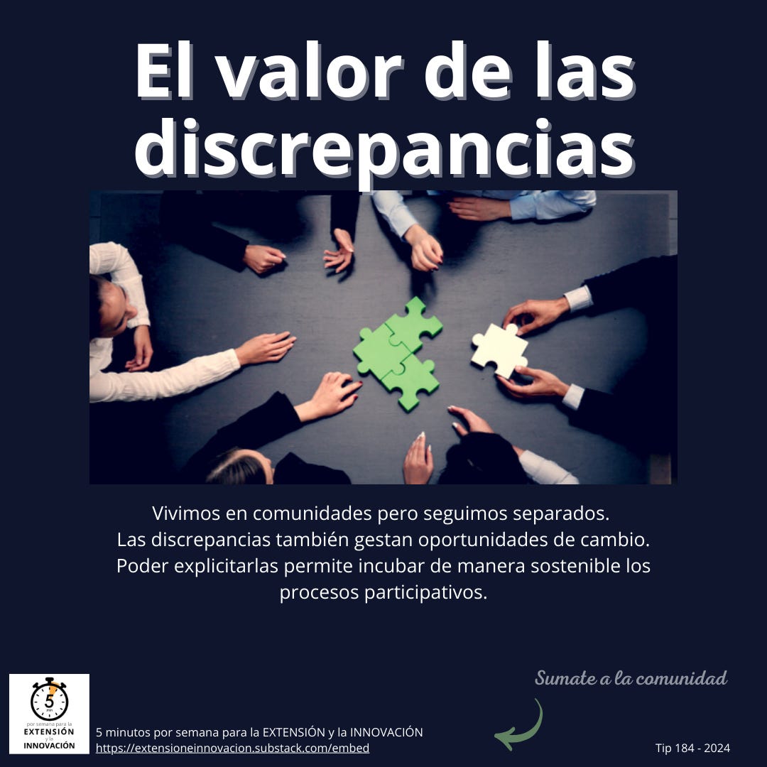 El valor de las discrepancias