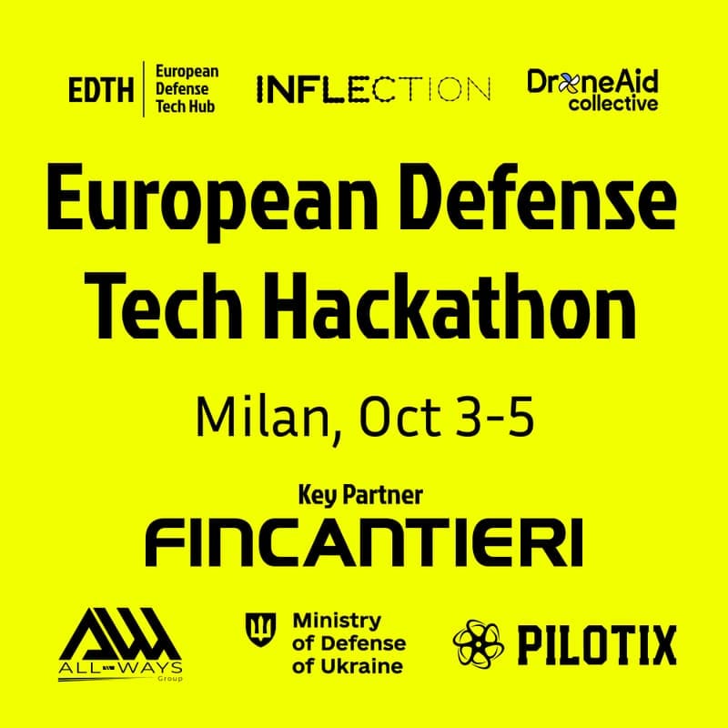 Immagine di copertina per European Defense Tech Hackathon – Milan