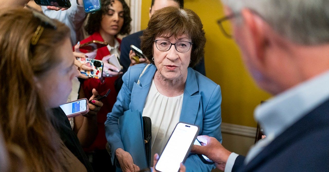 Senate defeats Susan Collins proposal to raise taxes on highest earners to  help rural hospitals