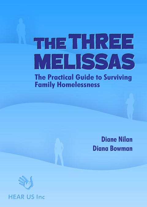 cover for 3 melissas practical guide to surviving family homelessness