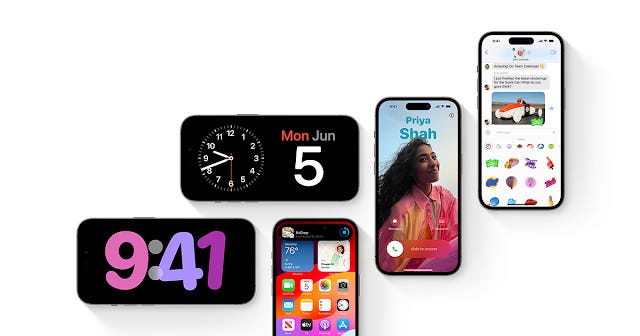 ios 17 updated digital clock, analog clock and interface of ap ios 17 updated digital clock, analog clock and interface of ap